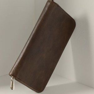 All About the Benjamins Wallet w/ Strap - Chestnut